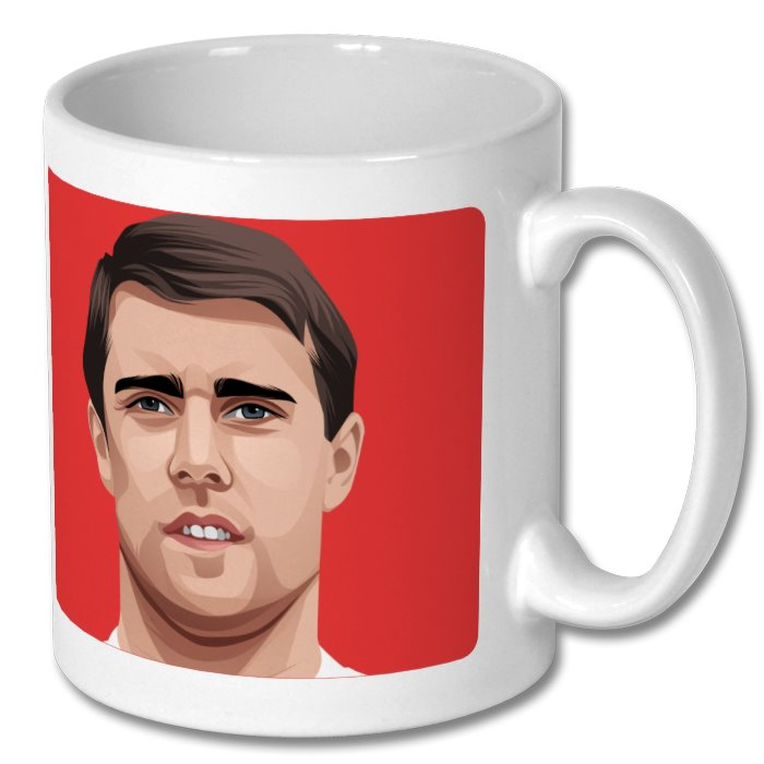 England 1966 World Cup Winners Geoff Hurst Teletext Mug