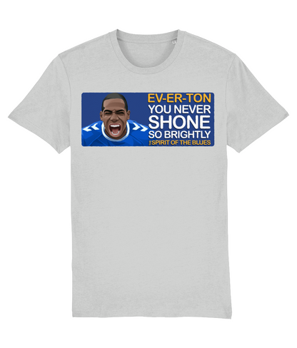 Everton Abdoulaye Doucoure The Spirit Of The Blues Unisex T-Shirt Stanley/Stella Retrotext Heather Grey XX-Small 