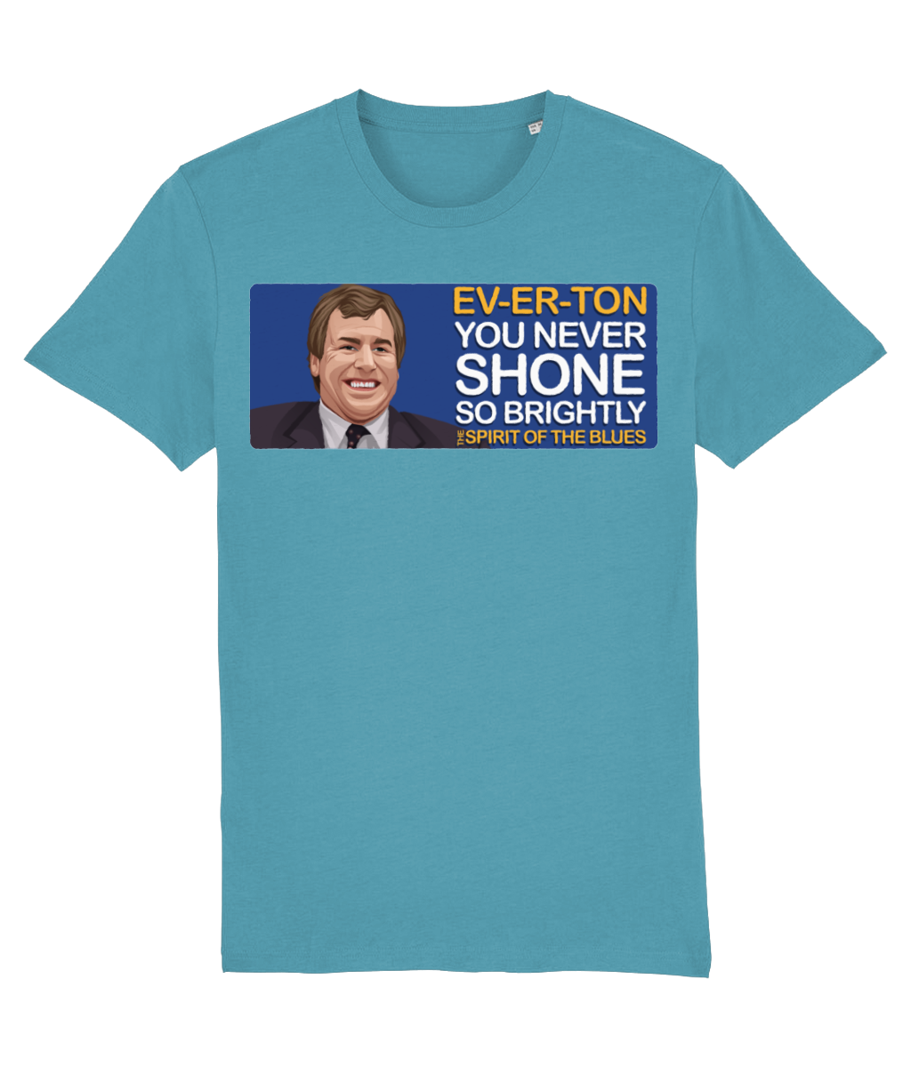 Everton Joe Royle The Spirit Of The Blues Unisex T-Shirt Stanley/Stella Retrotext Atlantic Blue XX-Small 