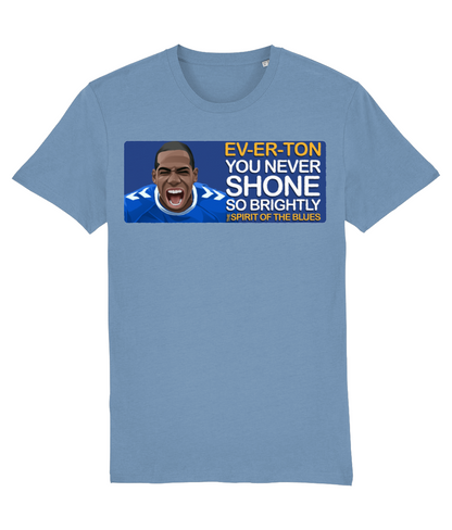 Everton Abdoulaye Doucoure The Spirit Of The Blues Unisex T-Shirt Stanley/Stella Retrotext Mid Heather Blue XX-Small 