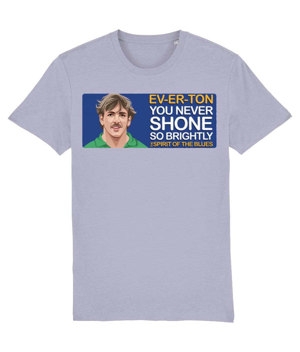 Everton Neville Southall The Spirit Of The Blues Unisex T-Shirt Stanley/Stella Retrotext Lavender XX-Small 