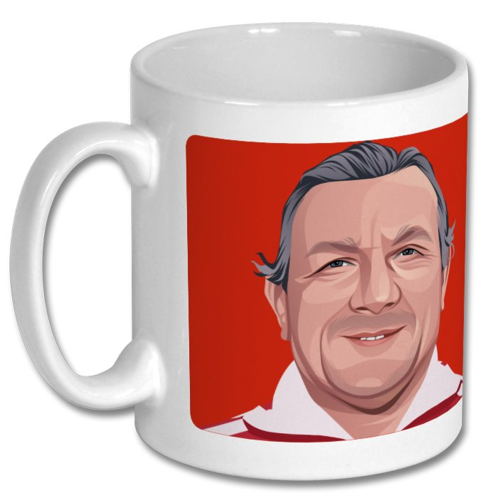 Liverpool 1977 European Cup Winners Bob Paisley Teletext Mug Ceramic 11oz mug Retrotext   