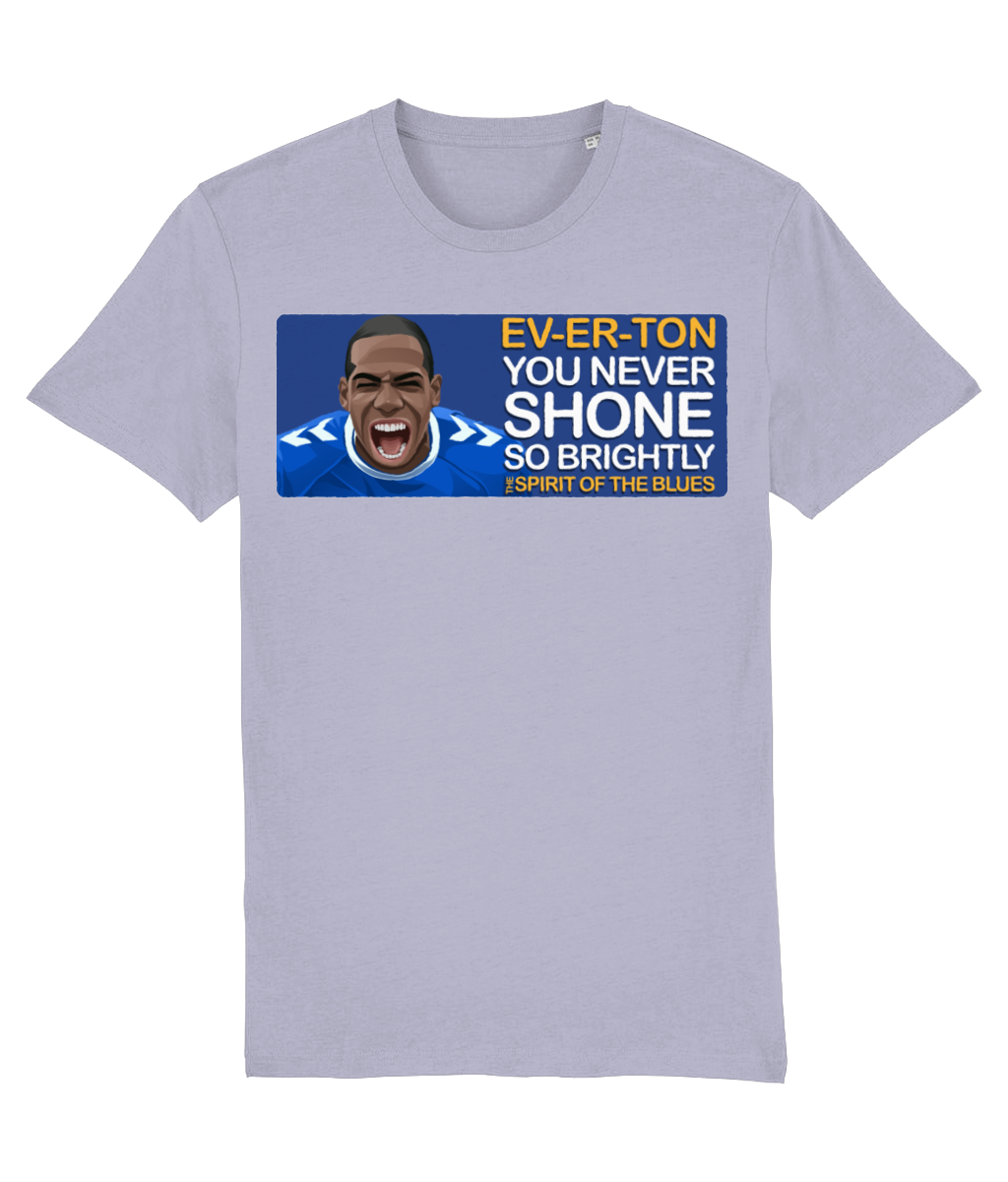 Everton Abdoulaye Doucoure The Spirit Of The Blues Unisex T-Shirt Stanley/Stella Retrotext Lavender XX-Small 
