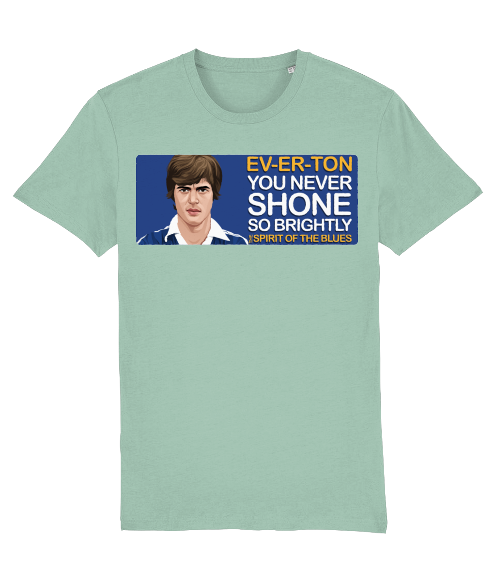 Everton Duncan McKenzie The Spirit Of The Blues Unisex T-Shirt Stanley/Stella Retrotext Aloe XX-Small 